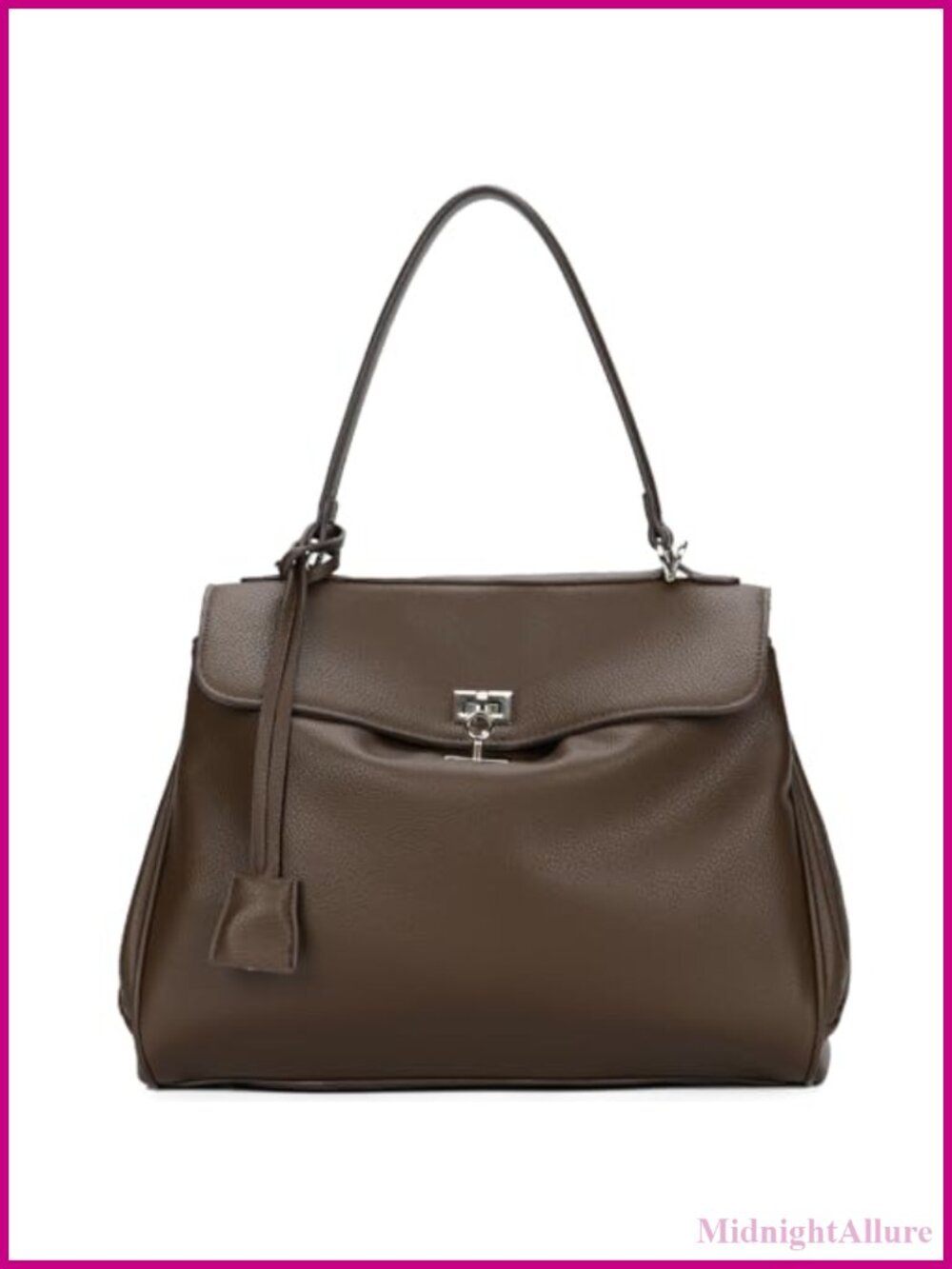 Faux Leather Convertible Tote Crossbody Shoulder Bag Faux Leather Women's